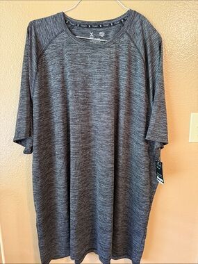Xersion Heathered Gray Performance Short Sleeve Tee